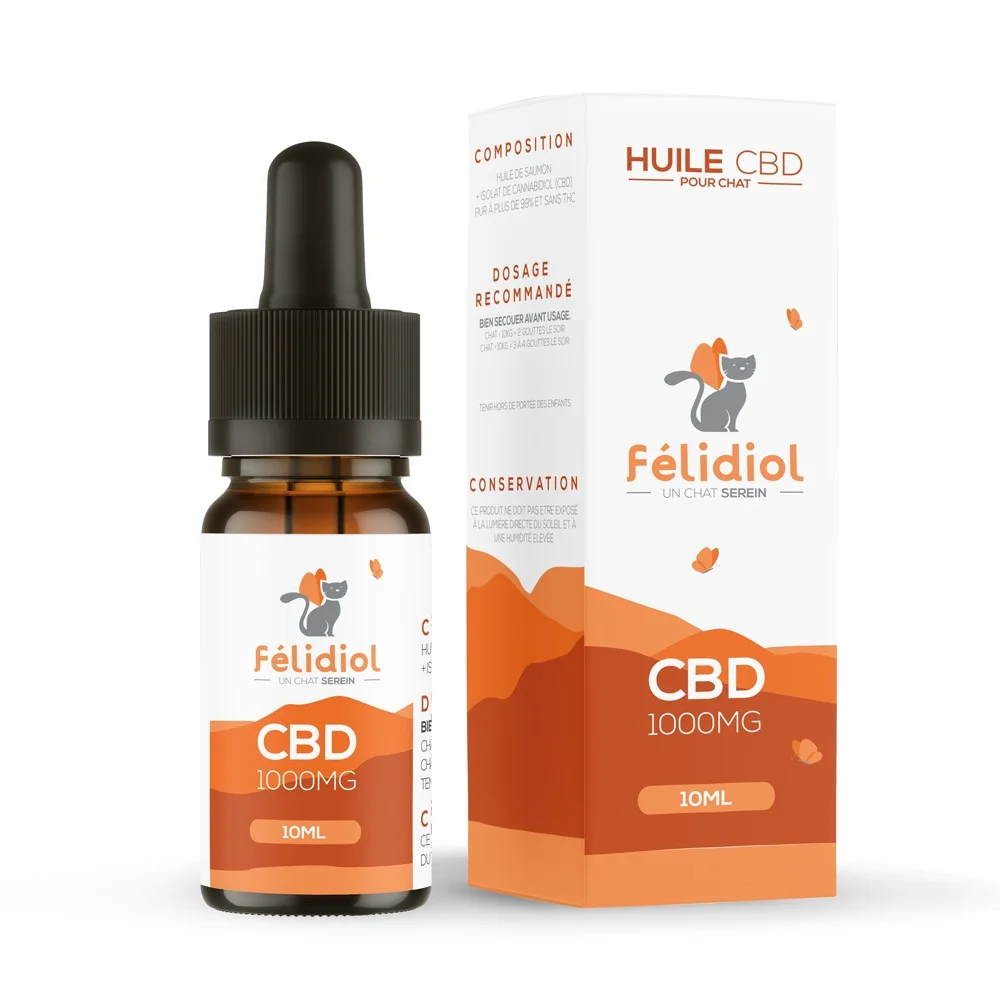 Huile de CBD pour chats - Foxyvet 